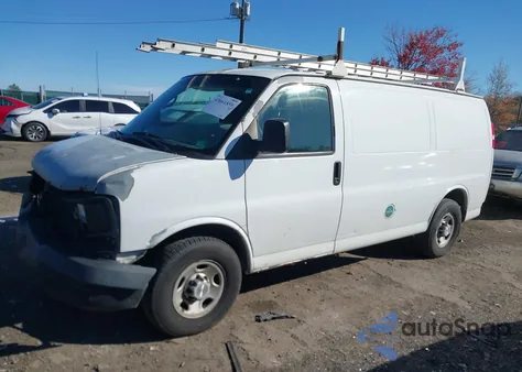 2008 Chevrolet Express Work Van from USA, damaged, VIN 1GCGG25C181218883